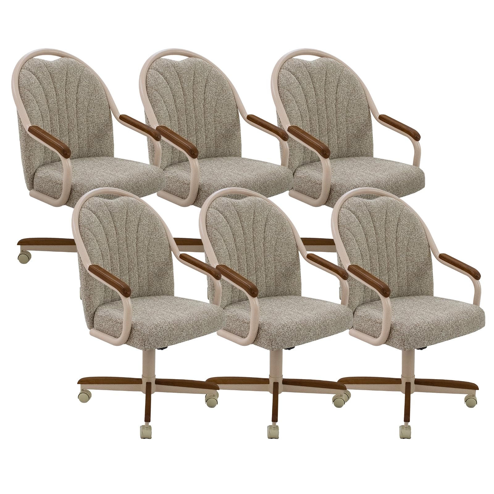 Amazon.com - Chromcraft D7775 6pc Swivel Tilt Kitchen Dining Chair